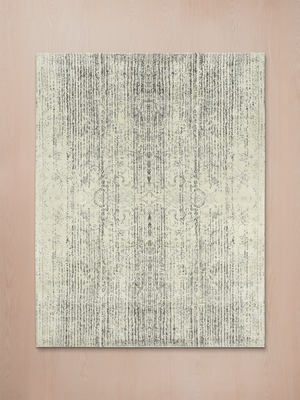 Laar Wool & Bamboo Silk Hand-Knotted Rug - Cream