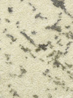 Laar Wool & Bamboo Silk Hand-Knotted Rug - Cream