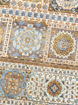 Azira Hand-Knotted Wool & Bamboo Silk Rug - Beige