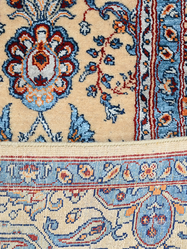 Sorven Hand-Knotted Wool & Bamboo Silk Rug - Beige