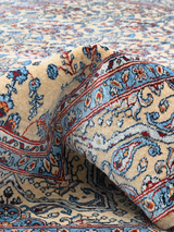 Sorven Hand-Knotted Wool & Bamboo Silk Rug - Beige