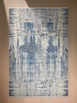 Velkor Hand-Knotted Wool & Bamboo Silk Rug - Charcoal