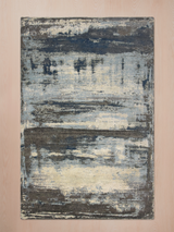 Norvik Hand-Knotted Wool & Bamboo Silk Rug - Charcoal