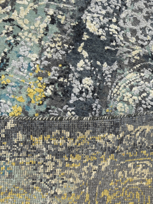 Evara Hand-knotted Wool & Bamboo Silk Rug - Cream