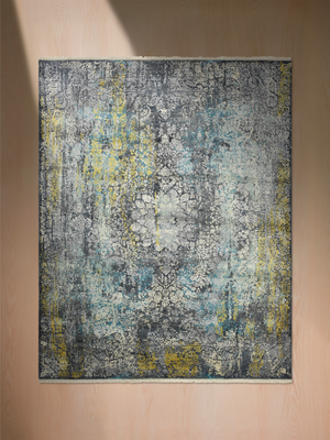 Evara Hand-knotted Wool & Bamboo Silk Rug - Cream