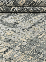 Kaelorn Hand-Knotted Wool & Bamboo Silk Rug - Charcoal