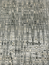 Kaelorn Hand-Knotted Wool & Bamboo Silk Rug - Charcoal