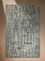 Kaelorn Hand-Knotted Wool & Bamboo Silk Rug - Charcoal