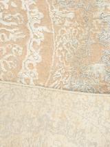 Sarell Hand-Knotted Wool & Bamboo Silk Rug - Beige
