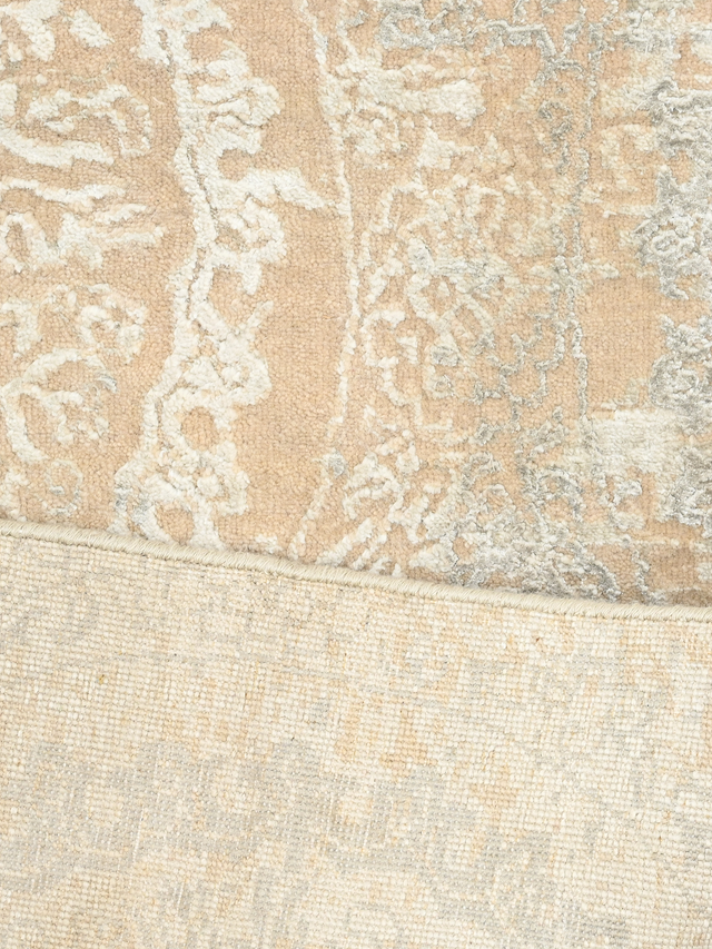 Sarell Hand-Knotted Wool & Bamboo Silk Rug - Beige