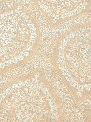 Sarell Hand-Knotted Wool & Bamboo Silk Rug - Beige