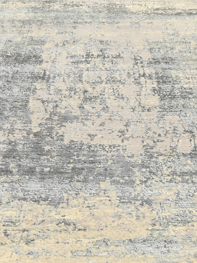 Dan Wool & Bamboo Silk Hand-Knotted Rug