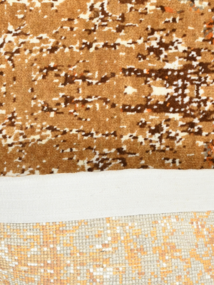 Raul Wool & Bamboo Silk Hand-Knotted Rug - Orange