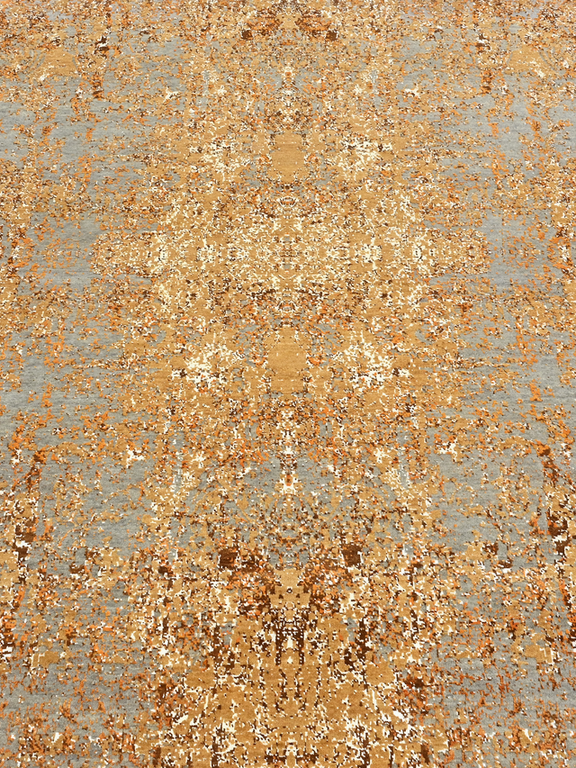 Raul Wool & Bamboo Silk Hand-Knotted Rug