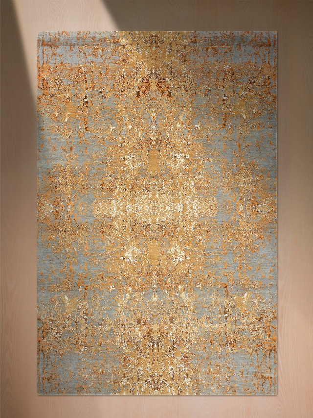 Raul Wool & Bamboo Silk Hand-Knotted Rug