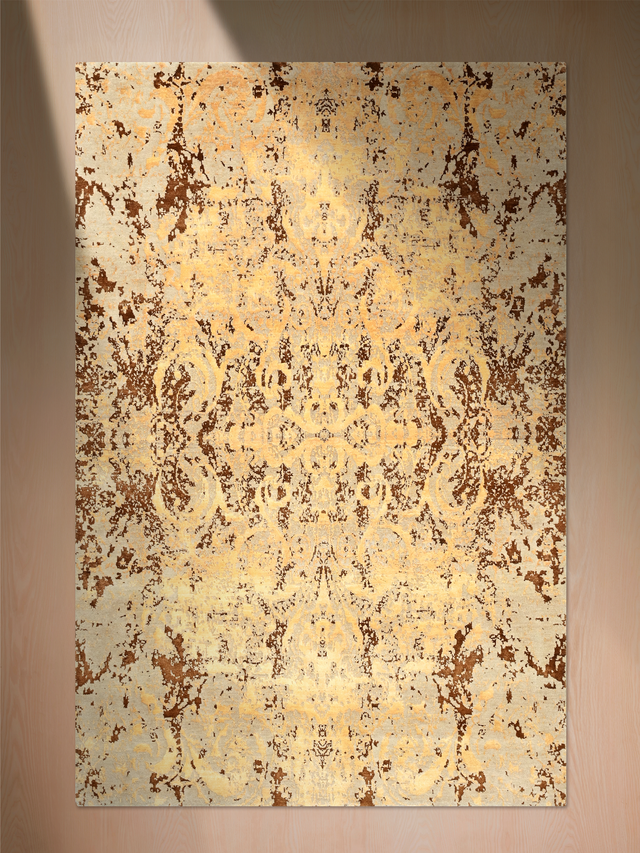Solan Hand-knotted Wool & Bamboo Silk Rug