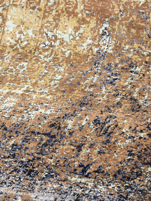 Brevyn Hand-knotted Wool & Bamboo Silk Rug - Brown