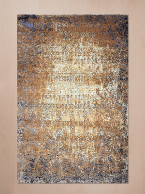 Brevyn Hand-knotted Wool & Bamboo Silk Rug - Brown