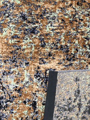 Brevyn Hand-knotted Wool & Bamboo Silk Rug - Brown