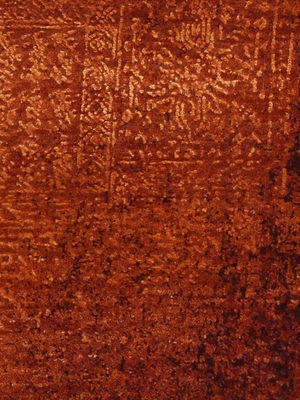 Ossia Hand-knotted Wool & Bamboo Silk Rug - Red
