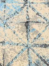 Selvar Hand-knotted Wool & Bamboo Silk Rug - Blue