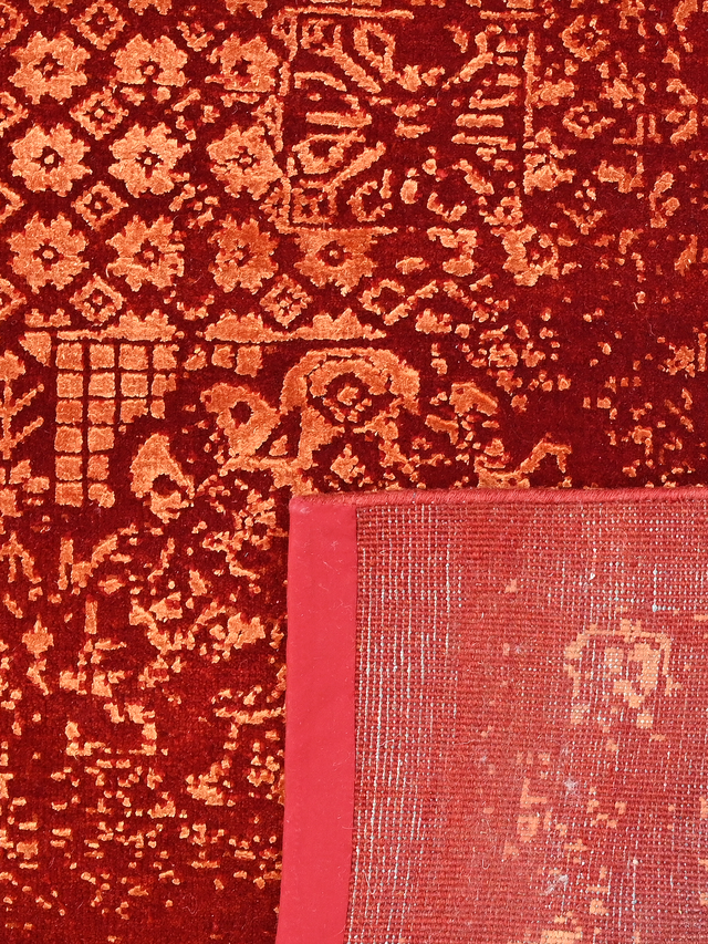 Rovelle Hand-knotted Wool & Bamboo Silk Rug
