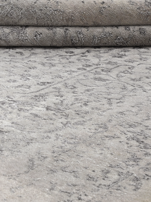 Maro Wool & Bamboo Silk Hand-Knotted Rug - Temple Grey