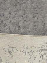 Maro Wool & Bamboo Silk Hand-Knotted Rug - Temple Grey