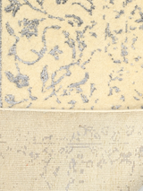 Maro Wool & Bamboo Silk Hand-Knotted Rug - Beige & Grey