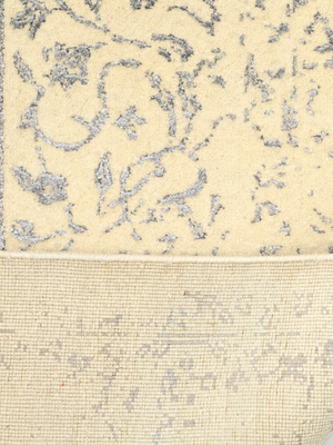 Maro Wool & Bamboo Silk Hand-Knotted Rug - Beige & Grey