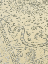 Kavi Wool & Bamboo Silk Hand-Knotted Rug - Beige