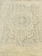 Kavi Wool & Bamboo Silk Hand-Knotted Rug - Beige