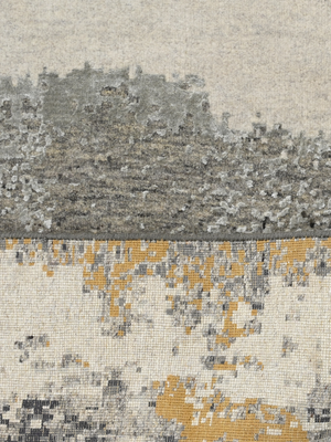 Ardell Hand-Knotted Wool & Bamboo Silk Rug - Grey