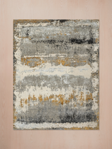 Ardell Hand-Knotted Wool & Bamboo Silk Rug - Grey
