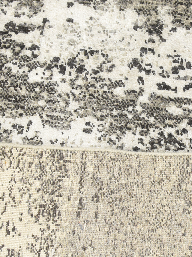 Mavelle Hand-Knotted Wool & Bamboo Silk Rug - Khaki