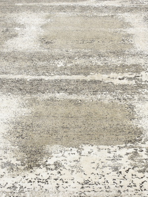 Mavelle Hand-Knotted Wool & Bamboo Silk Rug - Khaki