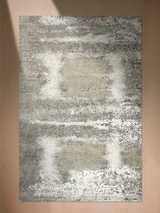 Mavelle Hand-Knotted Wool & Bamboo Silk Rug - Khaki