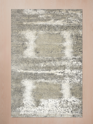 Mavelle Hand-Knotted Wool & Bamboo Silk Rug - Khaki