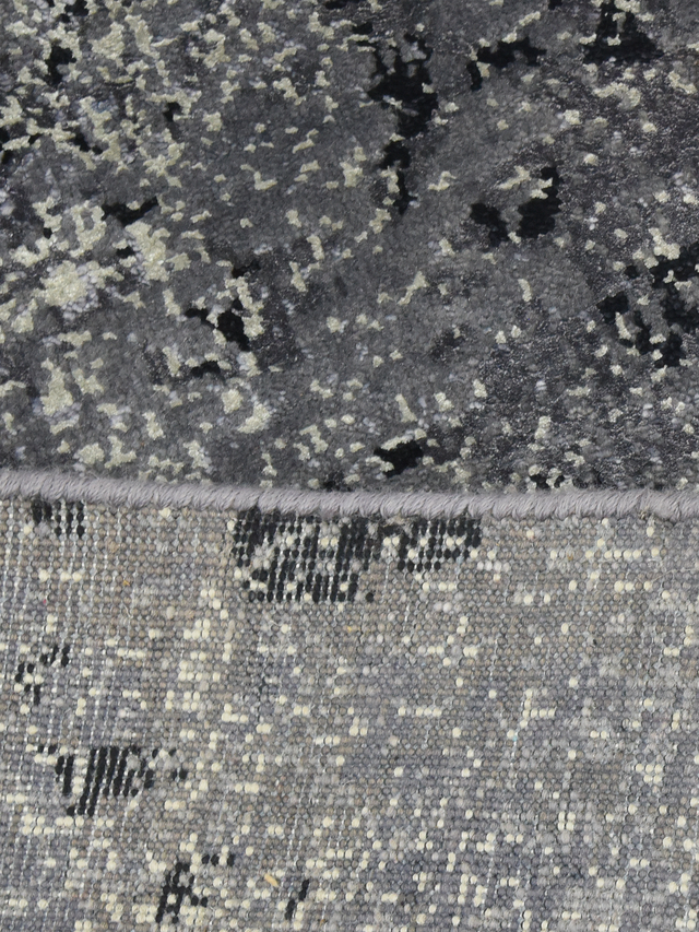 Nerith Hand-Knotted Wool & Bamboo Silk Rug - Grey
