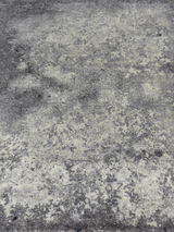 Nerith Hand-Knotted Wool & Bamboo Silk Rug - Grey