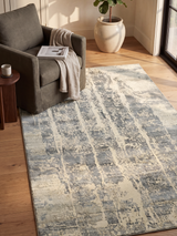 Orellan Hand-Knotted Wool & Bamboo Silk Rug - Beige