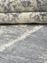 Orellan Hand-Knotted Wool & Bamboo Silk Rug - Beige