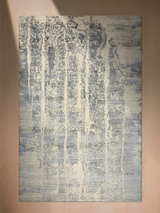 Orellan Hand-Knotted Wool & Bamboo Silk Rug - Beige