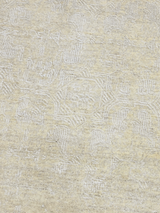 Kenil Wool & Bamboo Silk Hand-Knotted Rug - Beige