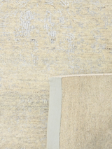 Kenil Wool & Bamboo Silk Hand-Knotted Rug - Beige