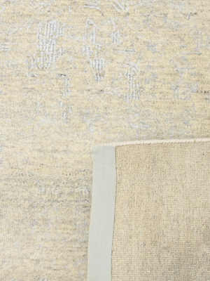 Kenil Wool & Bamboo Silk Hand-Knotted Rug - Beige