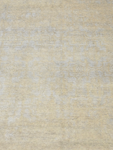 Kenil Wool & Bamboo Silk Hand-Knotted Rug - Beige