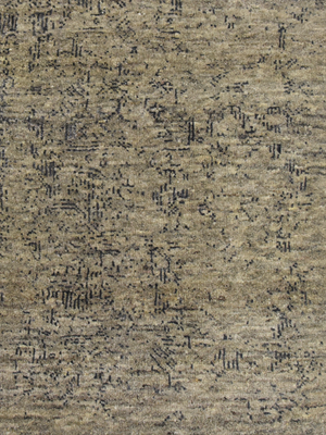 Ambrin Hand-knotted Wool & Bamboo Silk Rug - Khaki