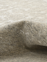 Kavi Wool & Bamboo Silk Hand-Knotted Rug - Khaki