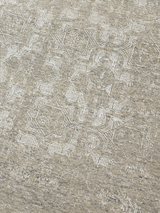 Kavi Wool & Bamboo Silk Hand-Knotted Rug - Khaki